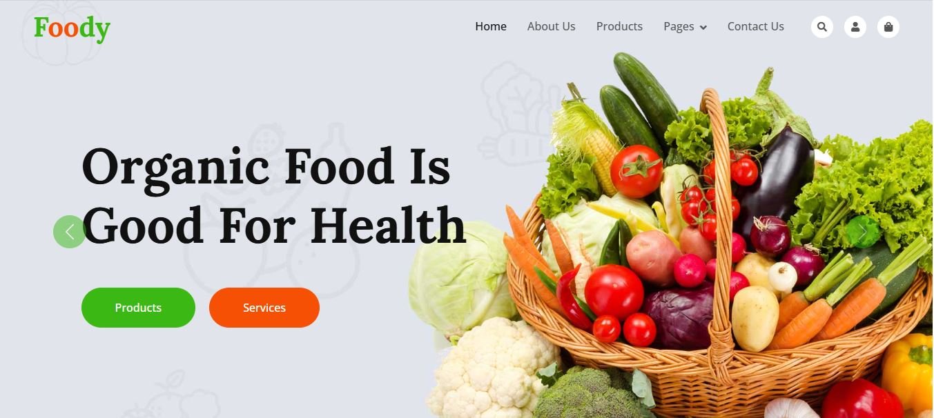 FOODY — site de vente de fruits naturels en ligne réalisé par Anide DEV